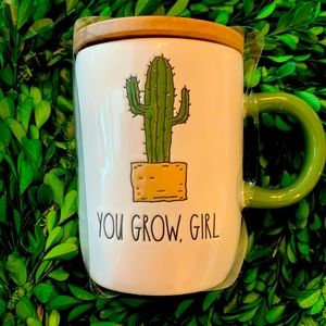 Rae Dunn mug w/coaster